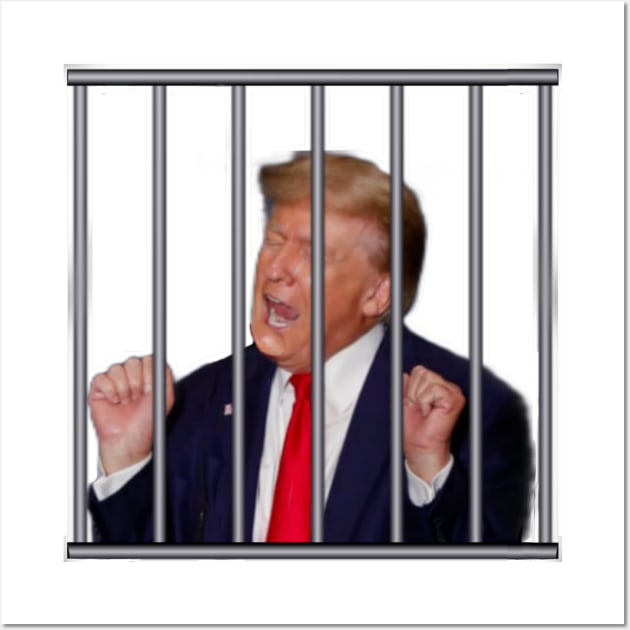 LOCK HIM UP Wall Art by Mishi